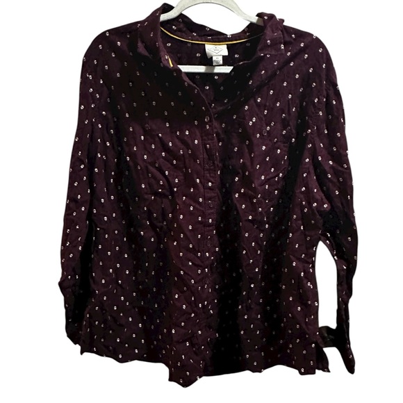 Sonoma Tops - Sonoma Floral Button-Down Shirt size 2X